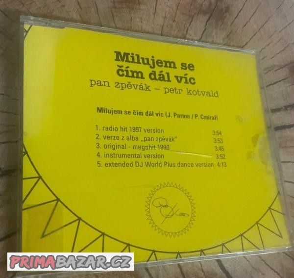Top Rare maxi singl Petr Kotvald - Milujem se čím dál víc