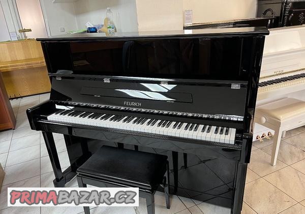 Zánovní pianino FEURICH se zárukou 3 roky, doprava zdarma