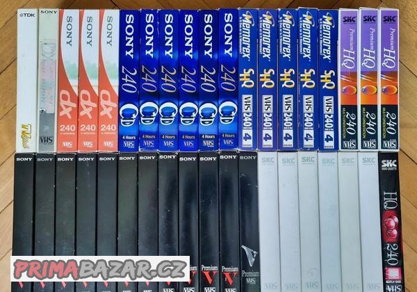 VHS kazety viz foto