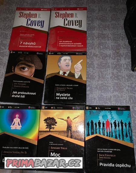 Balík Audioknih: Trump, Virtue, Canfield, Navarro, 2x Covey
