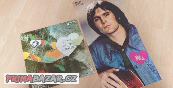 LP Bob Frídl s plakátem rok 1975
