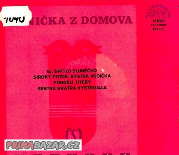KOUPÍM ZA 500 CZK  Supraphon EP VONIČKA Z DOMOVA 4