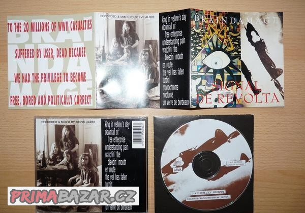 prodám CD BRAINDAMAGE-Signal de Revolta 1993 RARITA