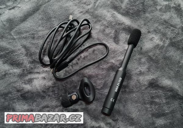 Omnitronic MIC MM-2USB, kondenzátorový měřicí mikrofon