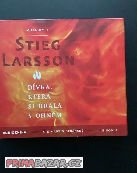 Stieg Larsson -Dívka, která si hrála s ohněm - audiokniha