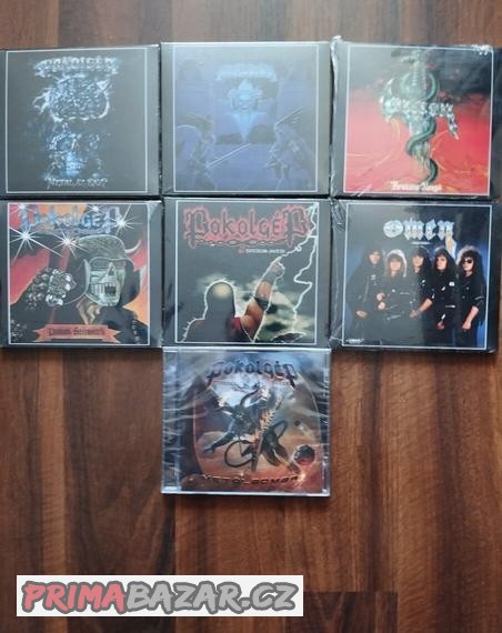 Metalové,Rockové CD 9.