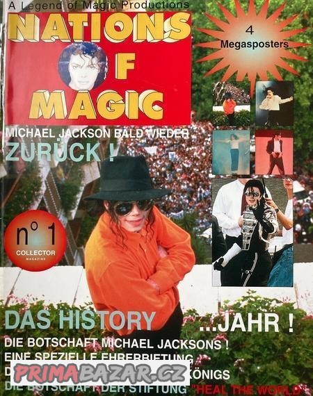 Michael Jackson časopisy - speciály , komplet s plakáty