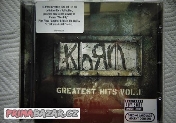 CD KORN Greatest Hits Vol. 1