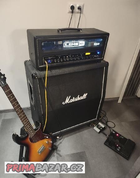 Marshall kombo ,zesilovač Bogner Line6 ,kytara