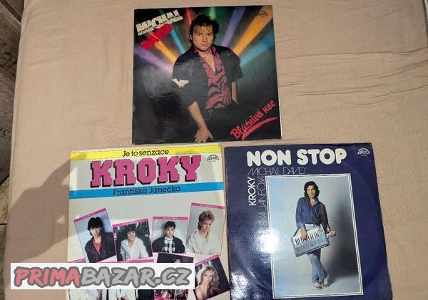 8lp +3sp vinyl Kroky Michal David cena za vše