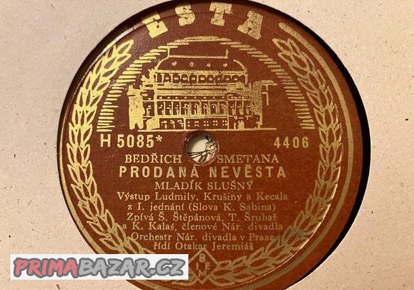 Prodaná nevěsta - soubor 9 gramodesek