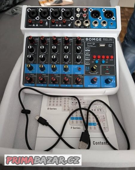 Prodám mix pult Bomge s 24 DSP , Bluetooth