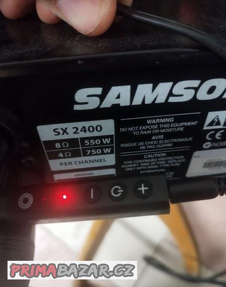 Zesilovac Samson SX2400