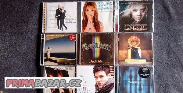 Hudební CD, Enya, Roxette, Rainbow, Britney S. a jiné