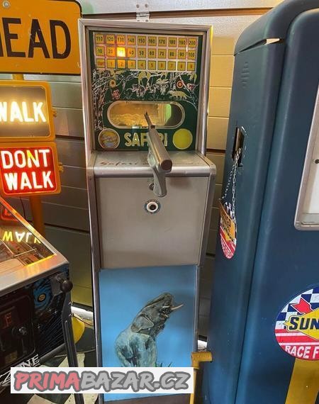 Starý arcade automat Safari - Bergmann 50tá léta