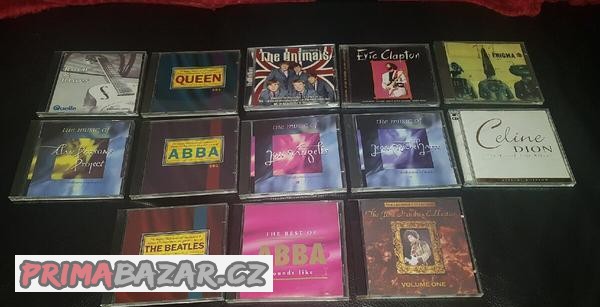 CD QUEEN ABBA Enigma M.Oldfield Vangelis J.Hendrix atd