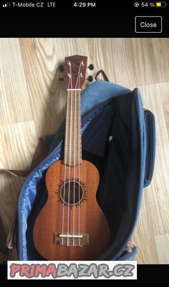 sopránové ukulele + taška + kapodastr