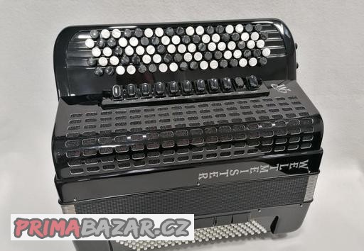 chromatický knoflikový akordeon weltmeister supita 120