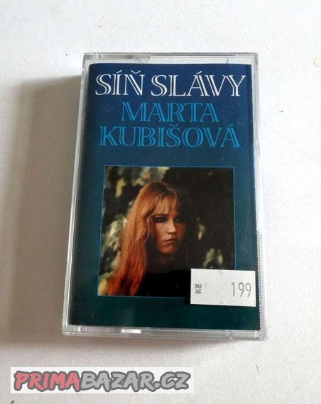 MC kazeta MARTA KUBIŠOVÁ     - v říjnu balíkovna 39 Kč