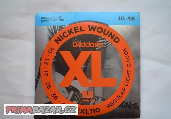 Struny D'Addario EXL110