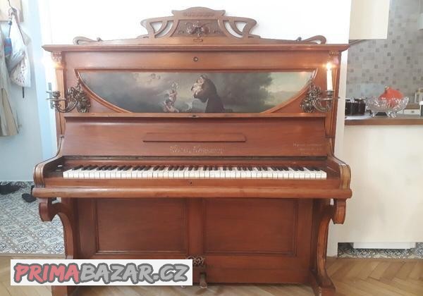 Pianino - 19.st., krásný historický kus