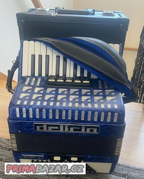 Harmonika/akordeon Delicia Junior 72-bas novší řada