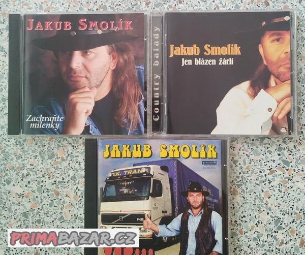 Prodám 3 kusy CD Jakub Smolík