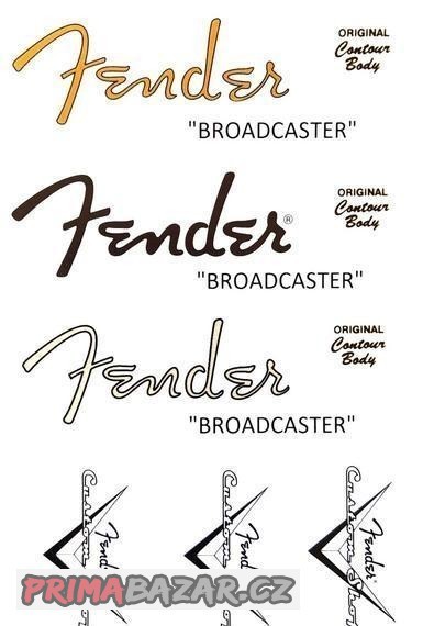 Fender a squier dekály a ine minimalne 2 kusy