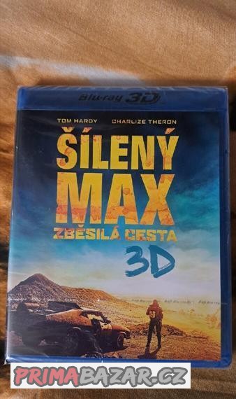 Predám nový, zabalený blu-ray 3D/2D, Mad Max - Zbesilá cesta