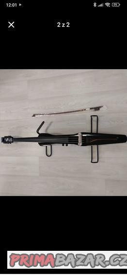violoncello elektrické zánovní + smyčec