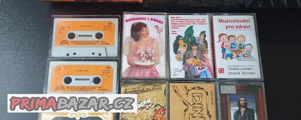 Audiokazety originální mluvené slovo,pohádky, CZ