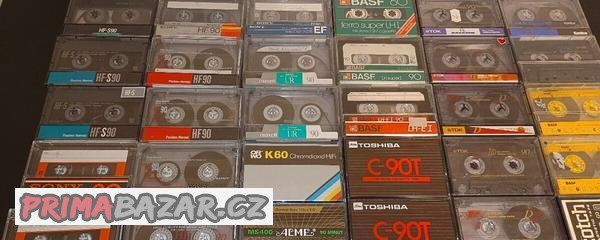 Audiokazety SONY,TDK,BASF, maxell a další