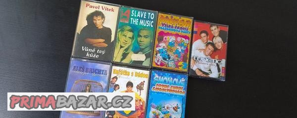Audiokazety originální zahraničí,pohádky, CZ