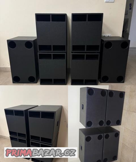 Aktivni pasivni suby 12”, 15”, 18”,