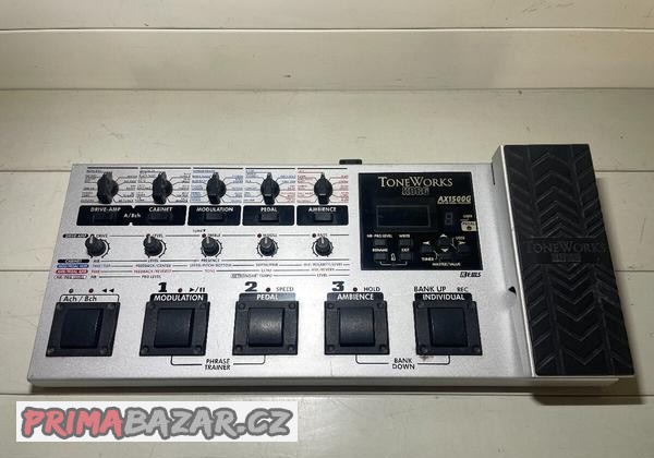 REZERVACE kytarový multi efekt Korg AX1500G
