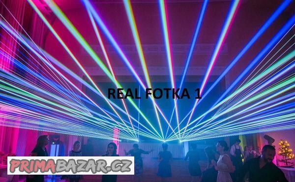 Plnofarebný RGB laser 8,4 W / ILDA / DMX / Nový v záruke
