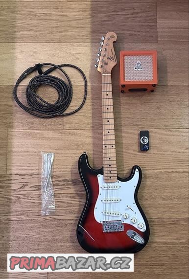 Prodám junior el. kytaru + repro a kabel