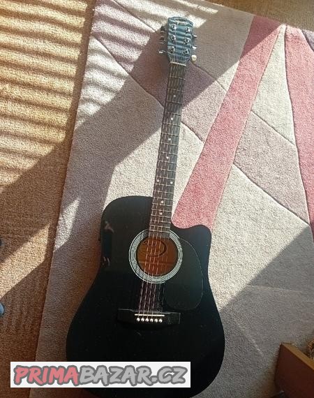 Elektroakusrická kytara Fender Squier SA 105-CE BK