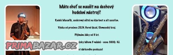 Lekce klarinetu a alt saxofonu