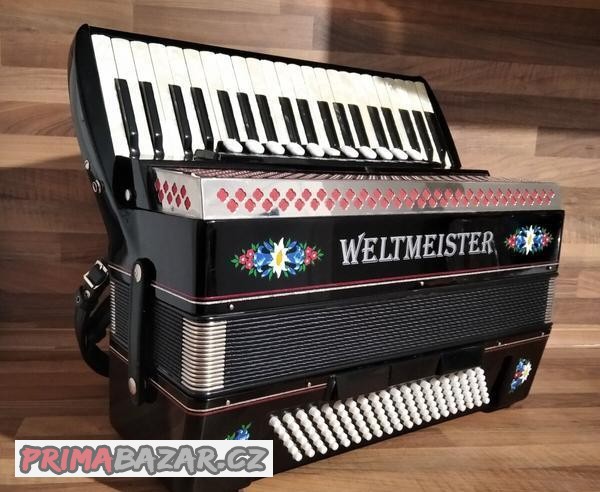 Akordeon (harmonika,heligonka) Weltmeister Monte 120,jakNOVÝ