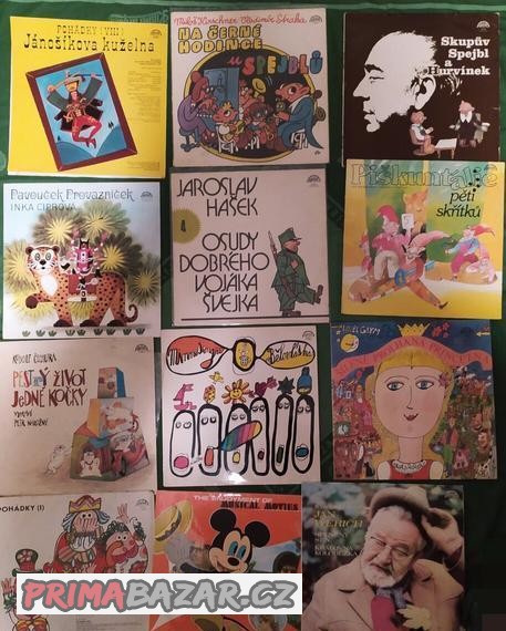 LP gramofonové desky - Pohádky -