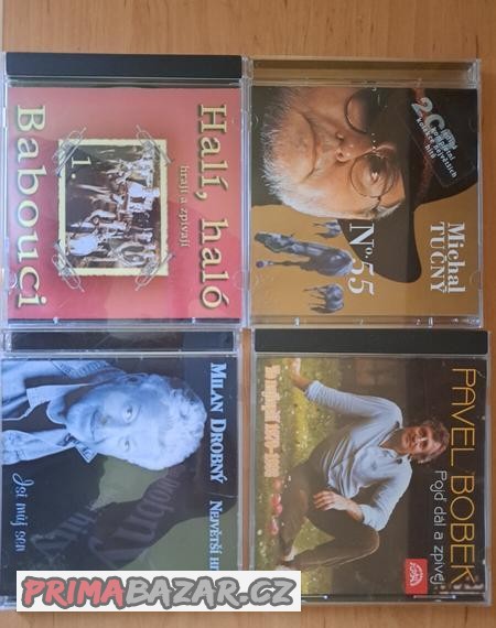 4 kusy různorodých CD
