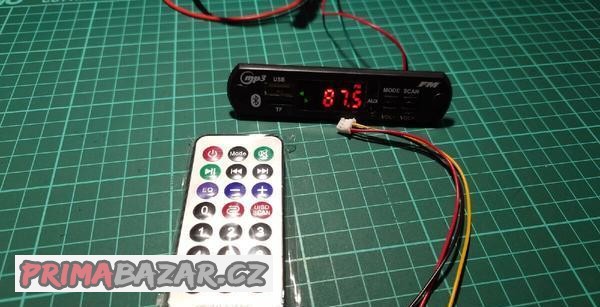 Modul Bluetooth USB SD MP3 FM AUX s dálkovým ovladačem č.2