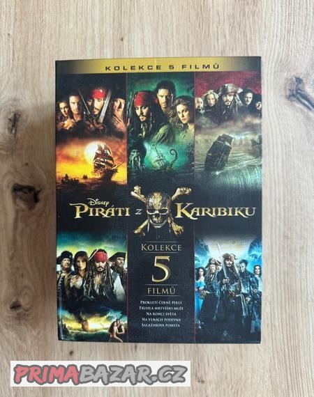 Piráti z Karibiku (sada 5 DVD)