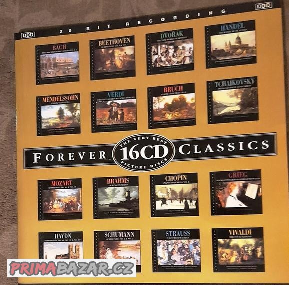 Forever Clasics - 16 CD s vážnou hudbou, nové.