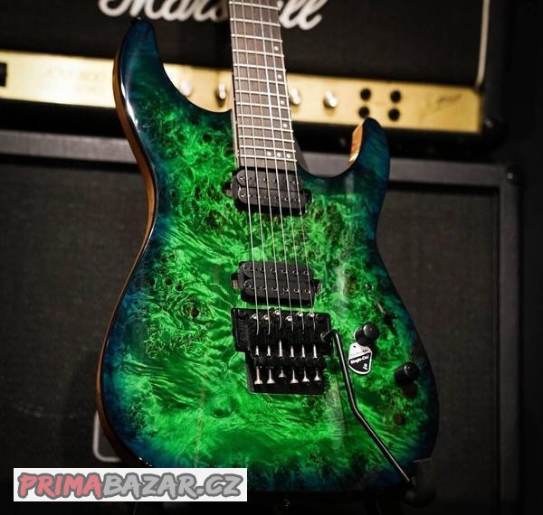 SCHECTER C-6 PRO FR Aqua Burst