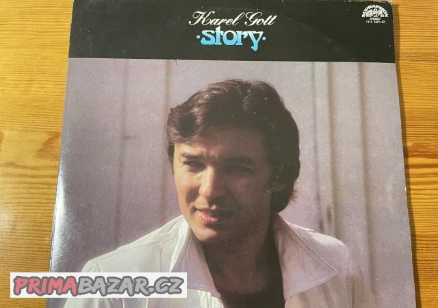 LP deska Karel Gott: Story verze na vinylu 2 LP. Příloha.