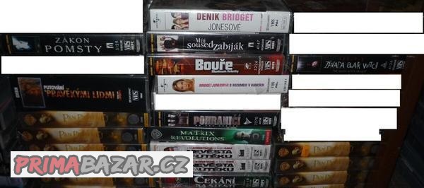 VHS videokazety prodám..