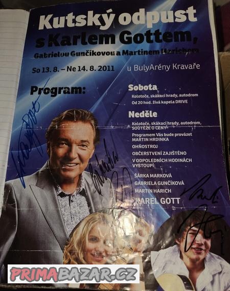 autogram-karel-gott
