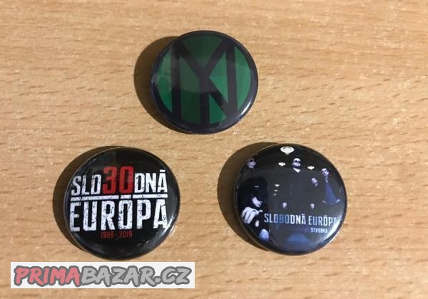 Odznaky (nové) - skupiny: Slobodná Európa a Neutrality
